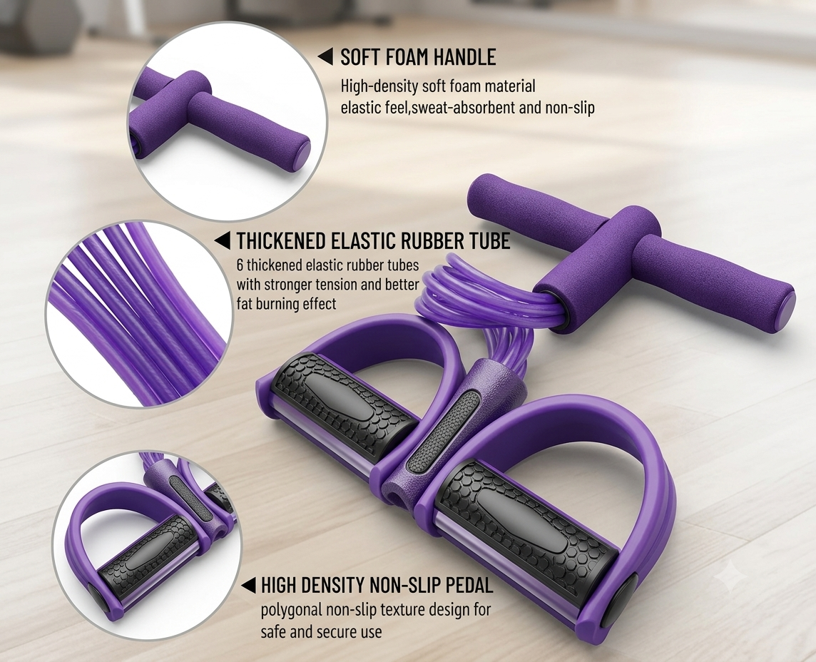 TRUEFIT™ YOGA PEDAL PULLER ( Fitness Resistance Band)
