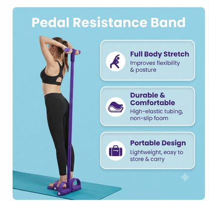 TRUEFIT™ YOGA PEDAL PULLER ( Fitness Resistance Band)